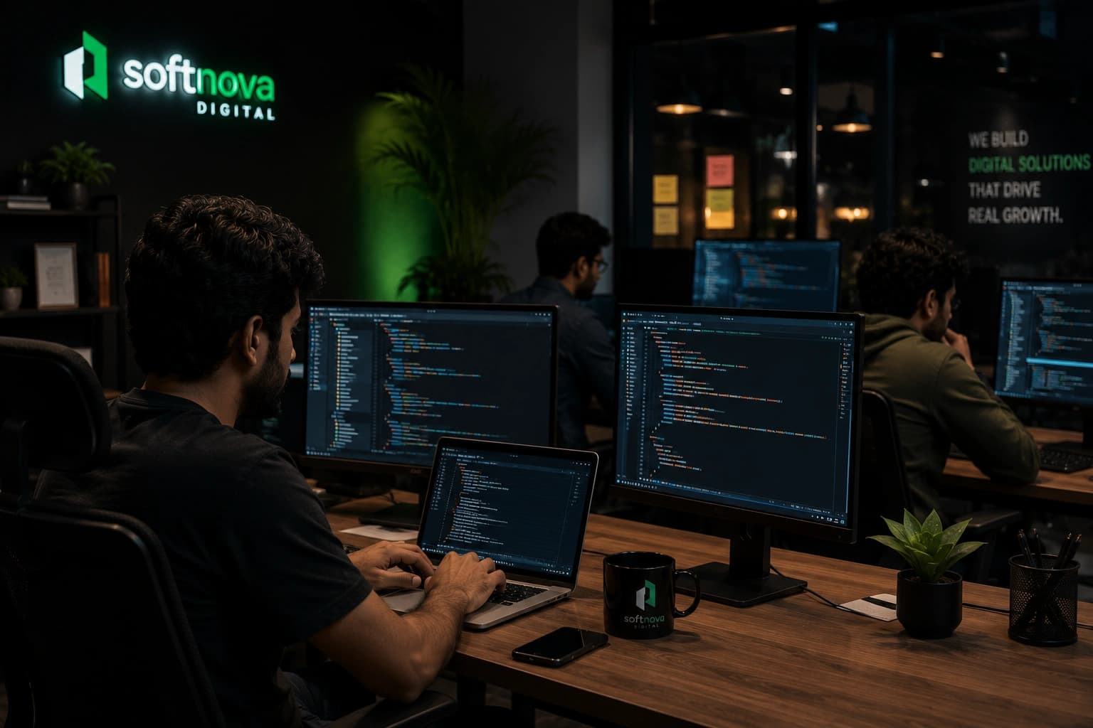 Website Development in action